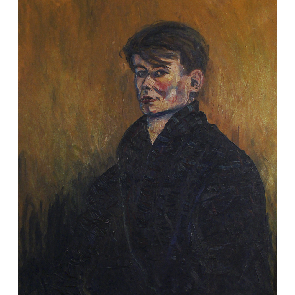 Youth in a dressing gown (self-portrait) 1959